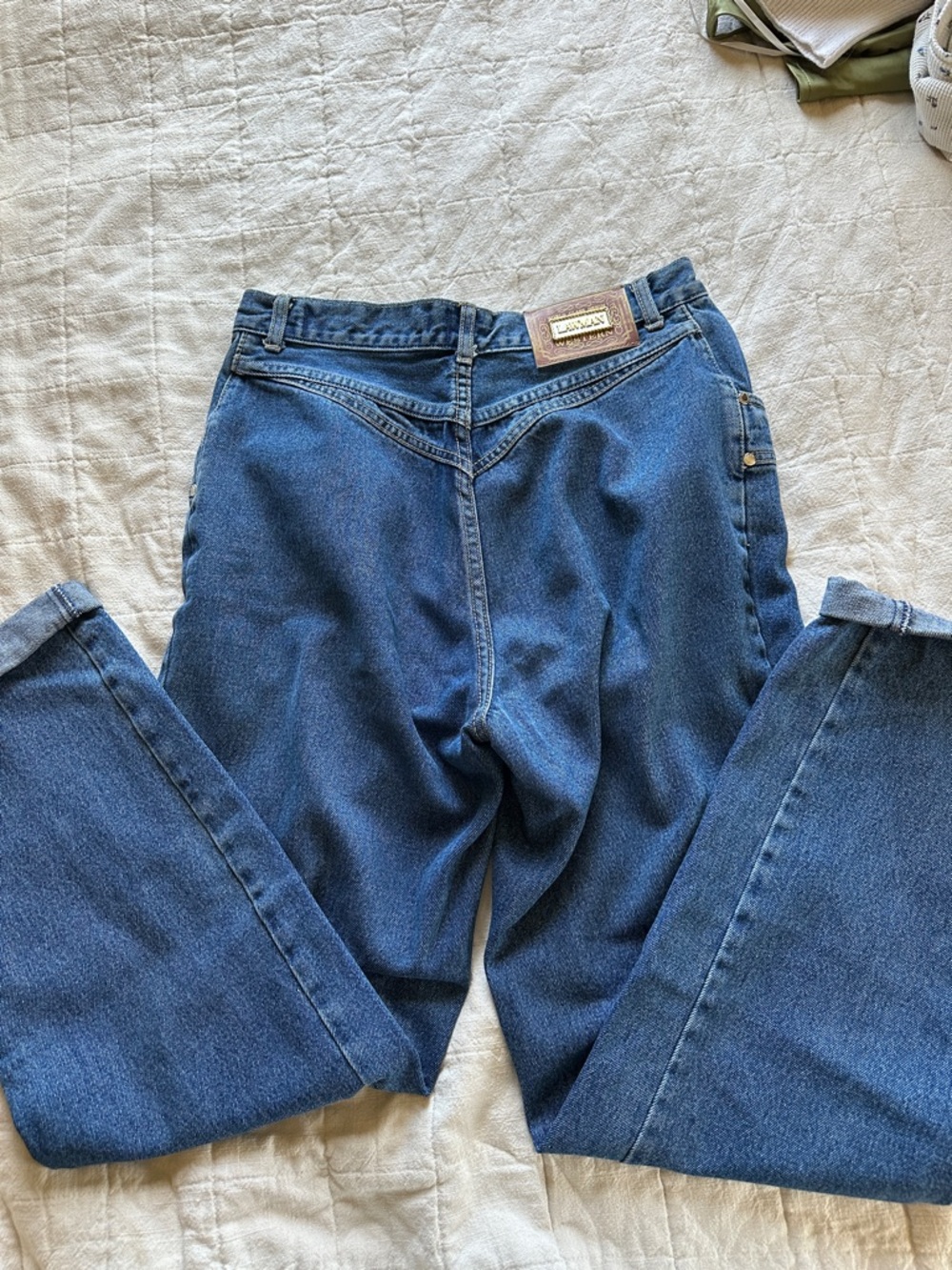 Lawman’s Women’s Relaxed Fit Jeans in Medium Blue Denim